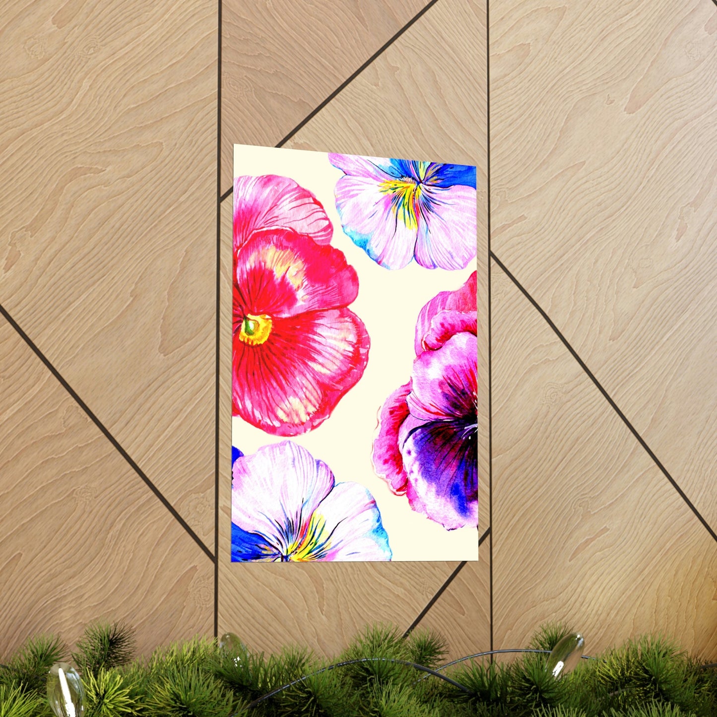 Vibrant Floral Poster