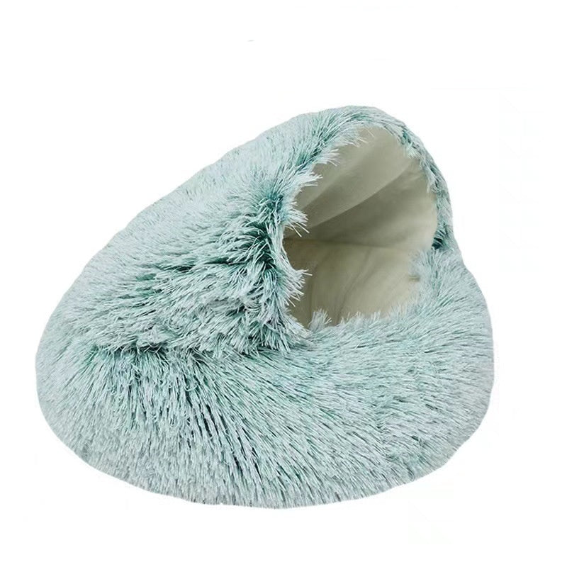 Plush shell pet nest