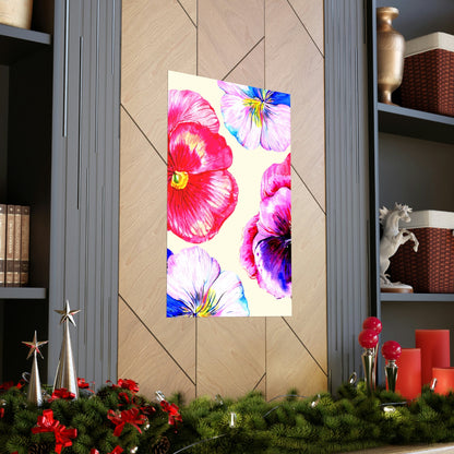 Vibrant Floral Poster