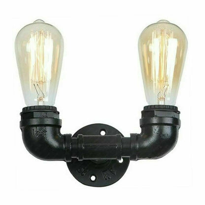 Vintage Industrial Sconce Loft Various colours Water Pipe Wall Light