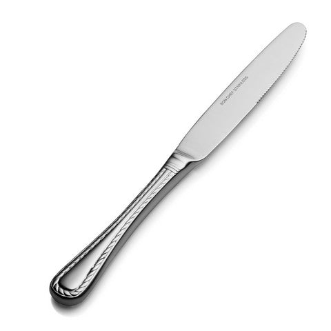 Bon Chef S409 Amore Regular Hollow Handle Dinner Knife, Pack of 12