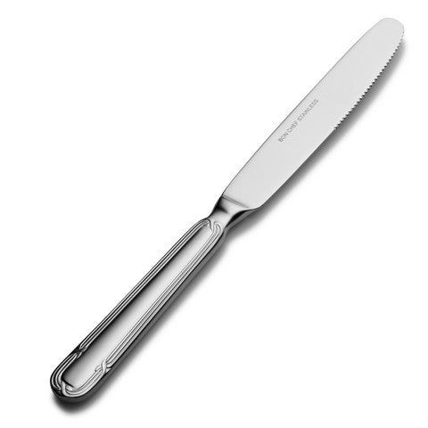 Bon Chef S811 Regular Florence Solid Handle Dinner Knife, Pack of