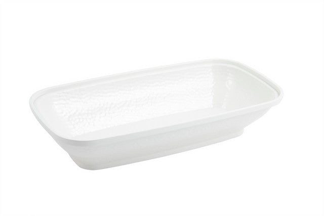 Bon Chef 53302IVORY 10.25 x 19 x 4 in. Dynasty Square Bowl, Ivory