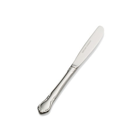 Bon Chef S1817 6.90 in. Queen Anne Euro Solid Handle Butter Knife,