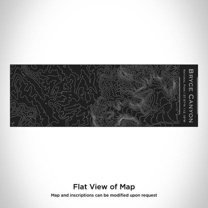 Bryce Canyon National Park - Utah Map Insulated Cup in Matte Black