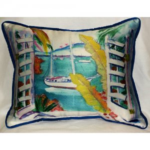 Betsy Drake HJ264 Bay View Throw Pillow- 16 x 20 in.