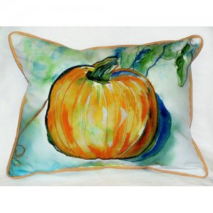 Betsy Drake HJ471 Pumpkin Throw Pillow- 16 x 20 in.