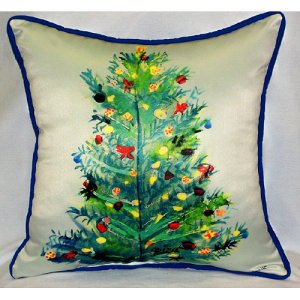 Betsy Drake HJ905 Christmas Tree Throw Pillow- 18 x 18 in.