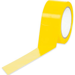 Box Partners T9236Y 2 in. x 36 yds. Yellow Solid Vinyl Safety Tape