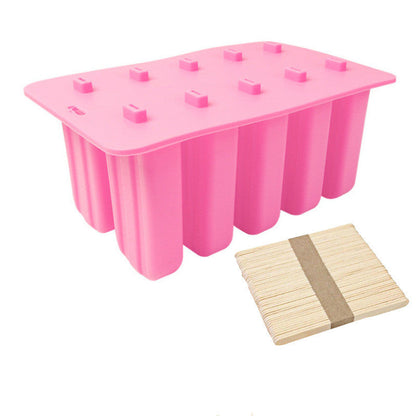 10 Consecutive Ice Cream Ice Cream Molds Silicone Ice Tray