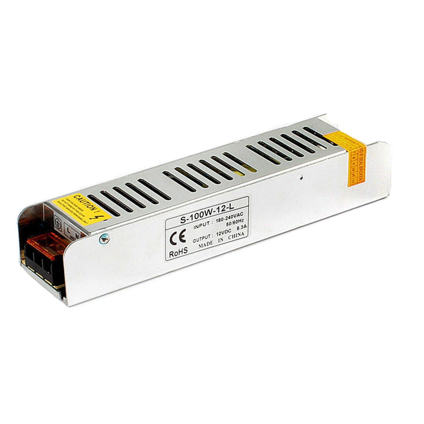 Slim LED Driver DC12V IP20 60w to 360w Constant Voltage