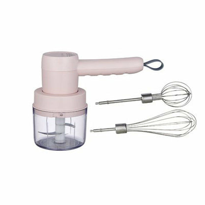 Three-in-one Electric Egg Beater Handheld Baking Tool