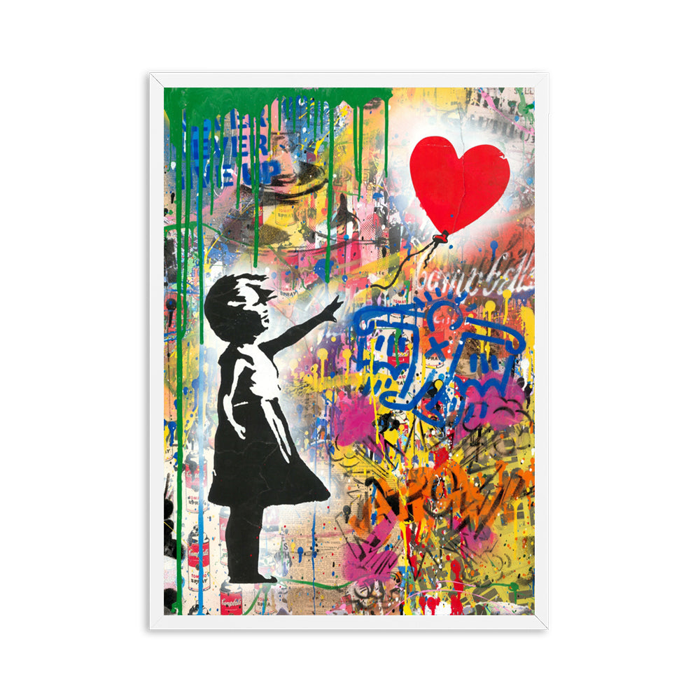 Graffiti Banksy Digital Oil Painting Living Room Bedroom Mural