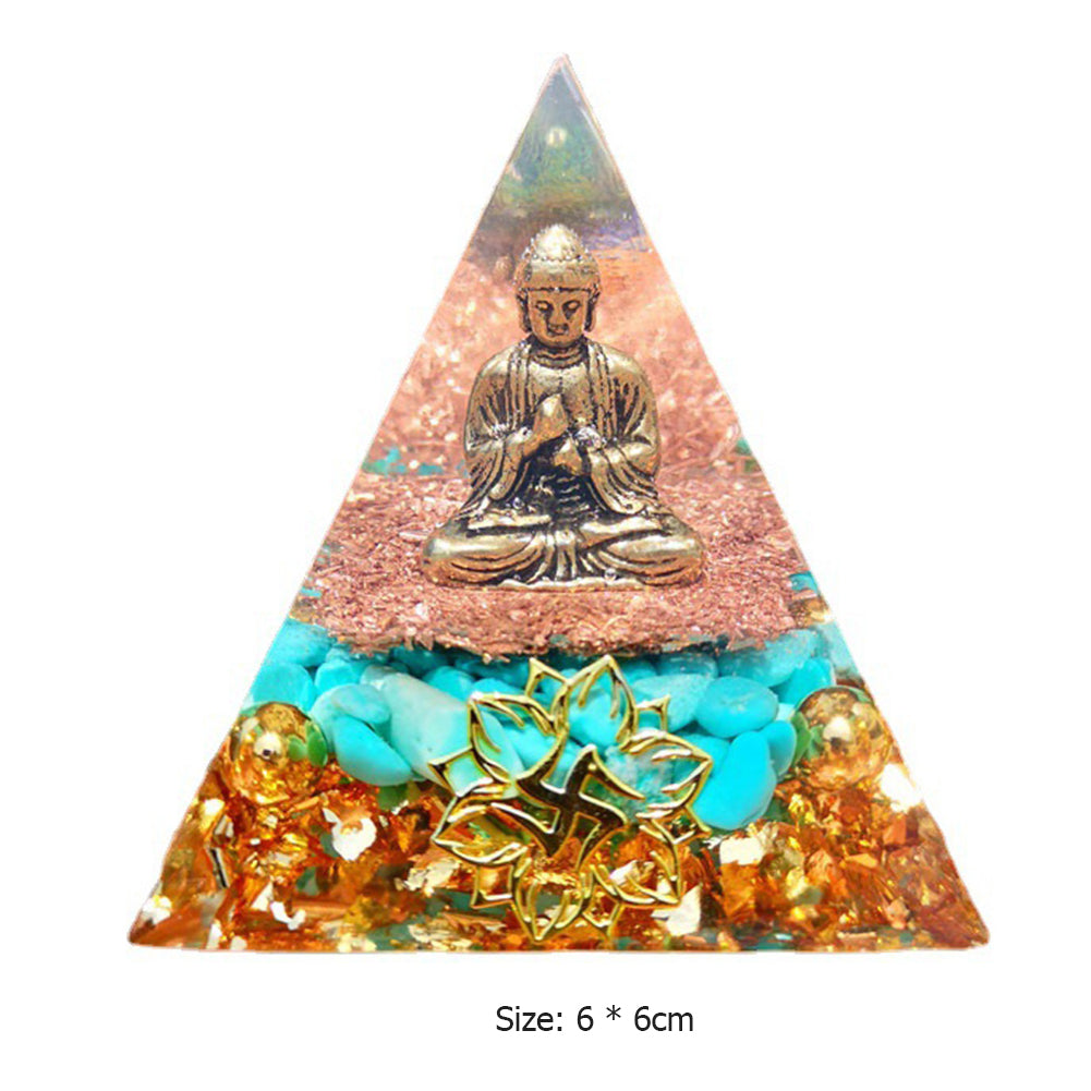 Quan Yin Orgone Energy Pyramid Ornament