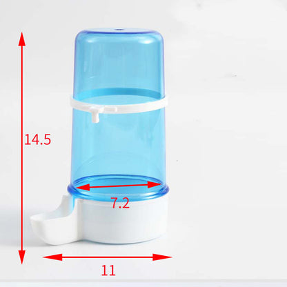 Convenient Edible Bird Water Pipe PP Edible Blue Water Food