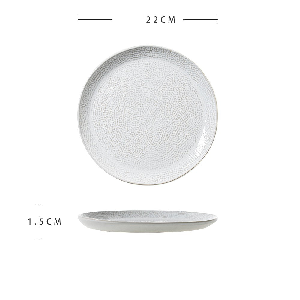 Beautiful Ceramic Dinner Plate Advanced Sense Of Micro Flaw