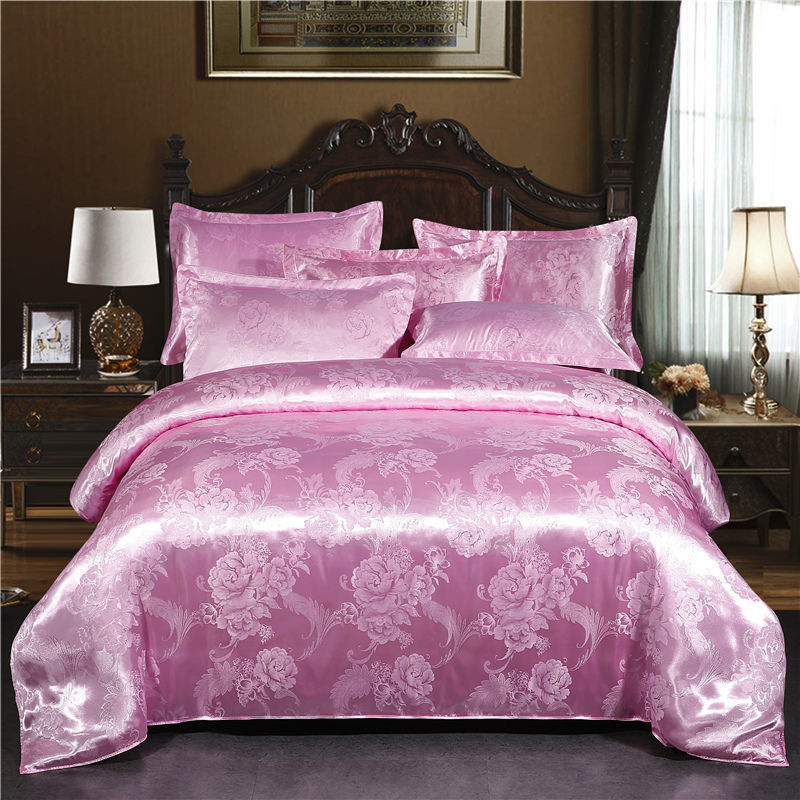 European Jacquard Quilt Cover Single And Double Silk