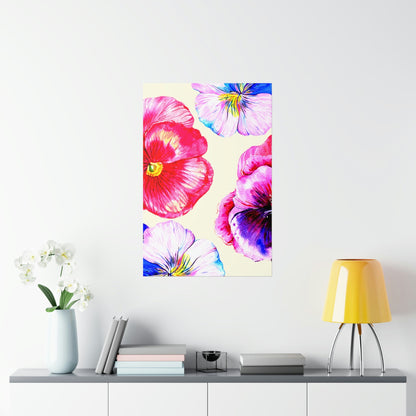 Vibrant Floral Poster