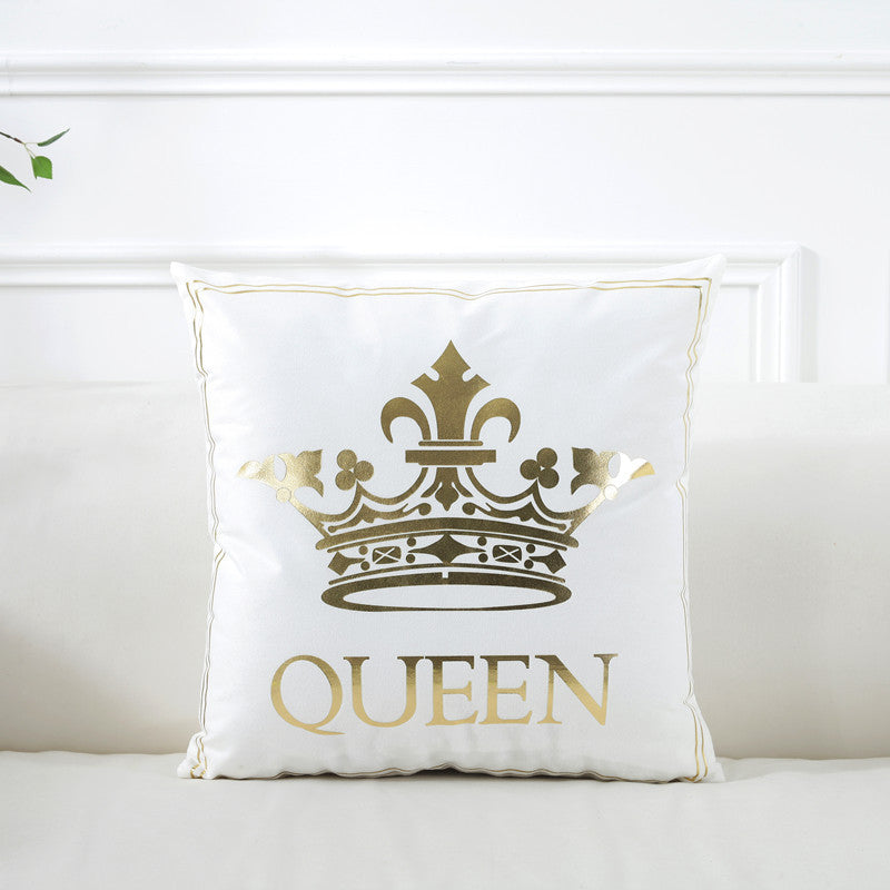 Gilding Pillow Cover Super Soft Home Cushion Cover