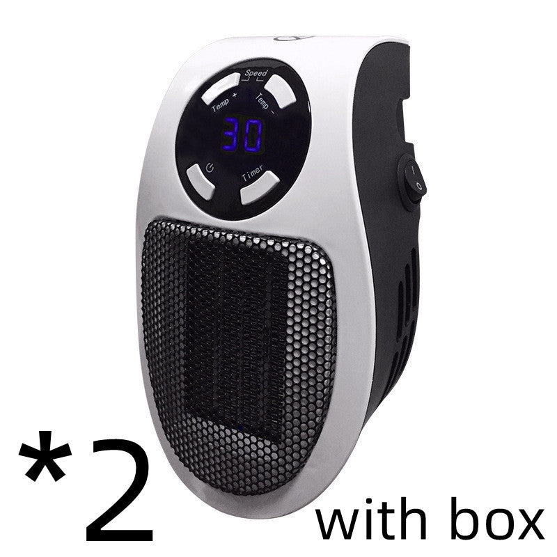 Portable Electric Heater Wall Fan Heater Handy Heating Stove Adjustable Thermostat Radiator Warmer Machine Home Appliance