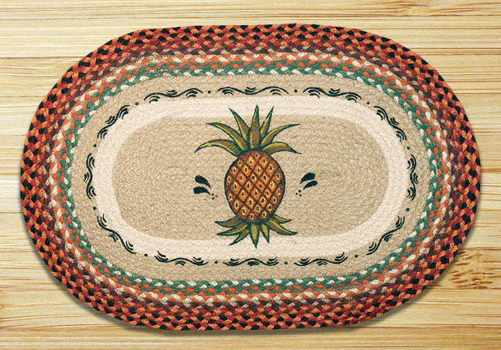 Earth Rugs 65-375P Pineapple Oval Patch