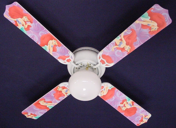 Disney Little Mermaid Ariel Ceiling Fan 42 in.