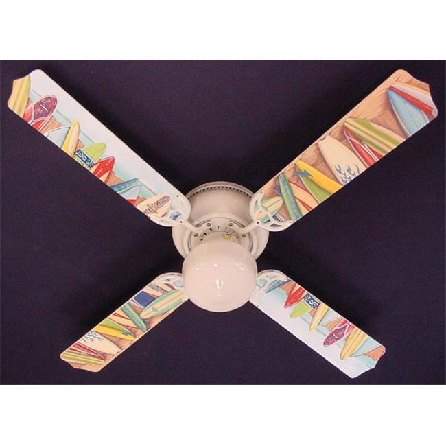 Ceiling Fan Designers 42FAN-KIDS-HSSB Hawaiian Surfboards Ceiling Fan