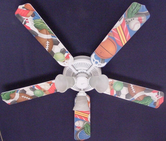 Ceiling Fan Designers 52FAN-KIDS-SSS General Sports Ceiling Fan 52 in.