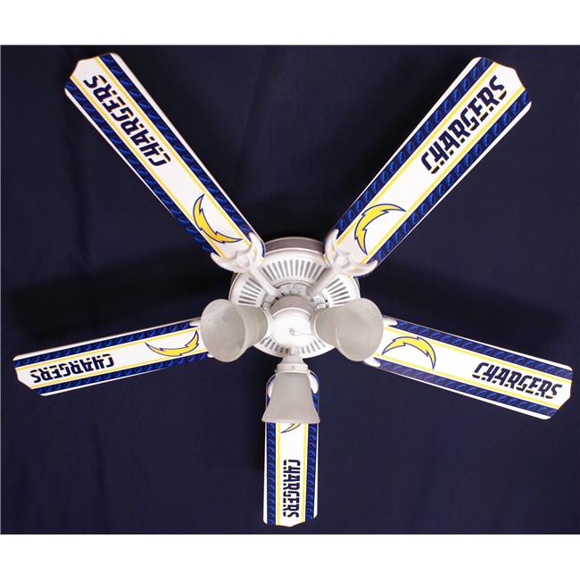 Ceiling Fan Designers 52FAN-NFL-SAN NFL San Diego Chargers Football Ce