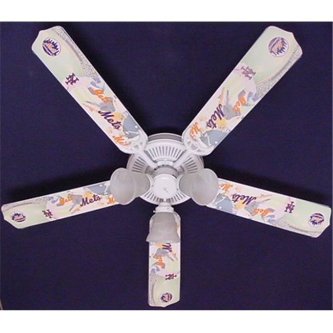 Ceiling Fan Designers 52FAN-MLB-NYM MLB York Mets Baseball Ceiling Fan