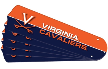 Ceiling Fan Designers 7990-UVA New NCAA VIRGINIA CAVALIERS 52 in. Ceil