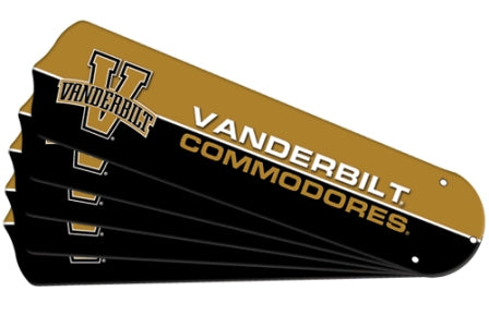 Ceiling Fan Designers 7992-VAN New NCAA VANDERBILT COMMODORES 42 in. C