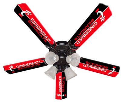 Ceiling Fan Designers 7995-CIN New NCAA CINCINNATI BEARCATS 52 in. Cei