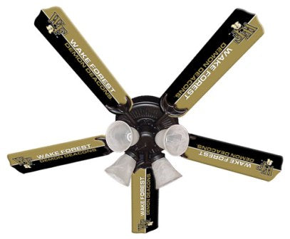 Ceiling Fan Designers 7995-WKE New NCAA WAKE FOREST DEMON DEACONS 52 i