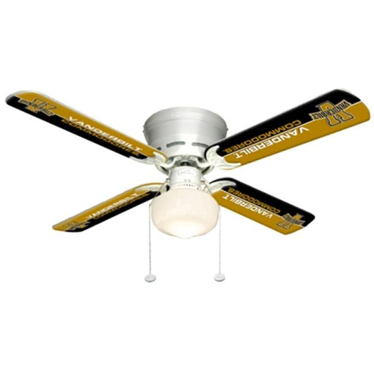 Ceiling Fan Designers 7999-VAN New NCAA VANDERBILT COMMODORES 42 in. C