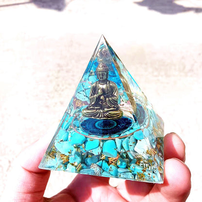 Quan Yin Orgone Energy Pyramid Ornament