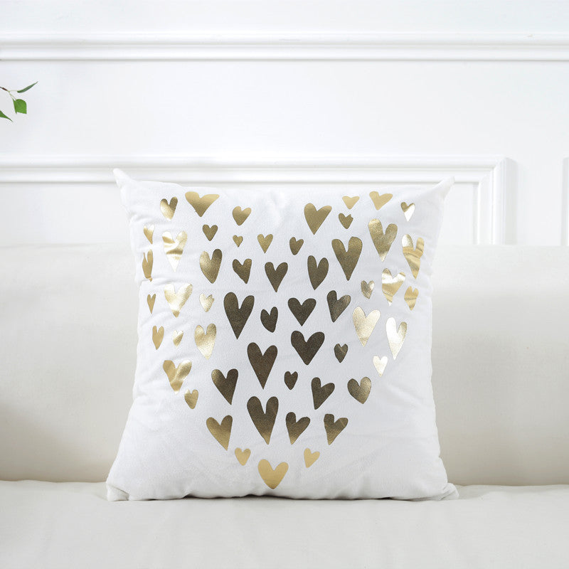 Gilding Pillow Cover Super Soft Home Cushion Cover