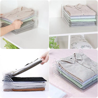 10 Layer Clothes Storage Board Fold Clothing Organizer Shirts Folder Backpack T-shirt Document Closet Drawer Divider Organizer