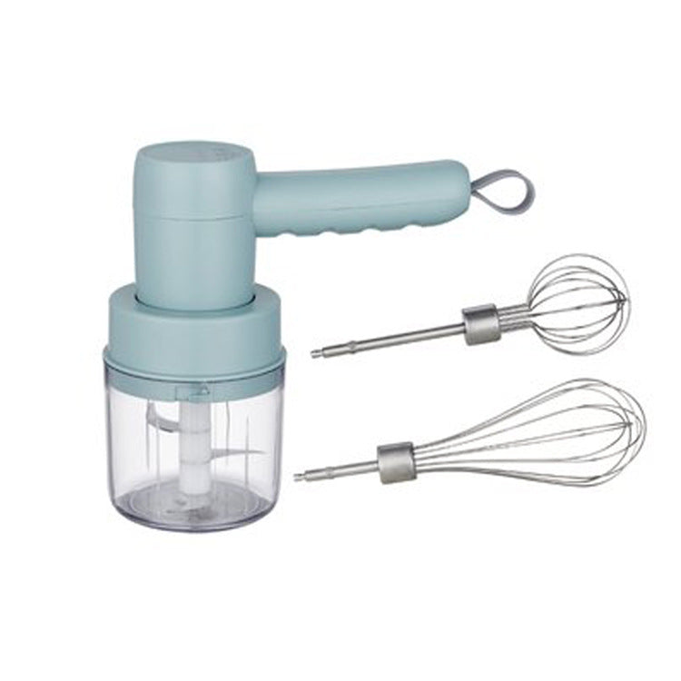 Three-in-one Electric Egg Beater Handheld Baking Tool