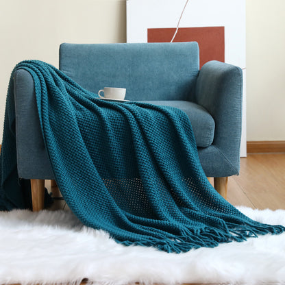 Office Sofa Nap Knitting Blanket