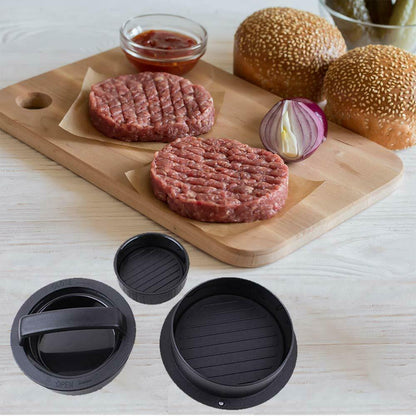 Burger Press Stuffed Patty Maker Mold Slider EASY Homemade Hamburger Making Tool