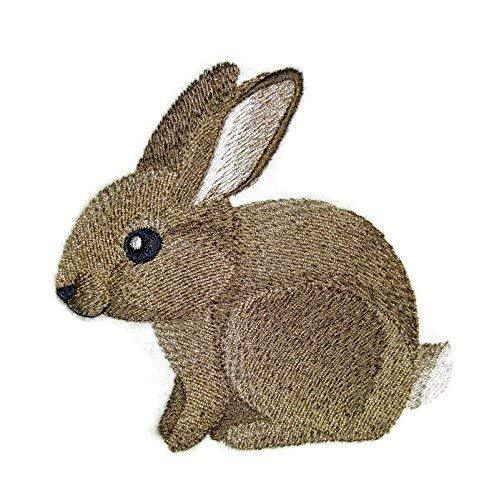 Baby Animal Kingdom [Baby Bunny] Embroidered Iron on/Sew Patch [4."4"]