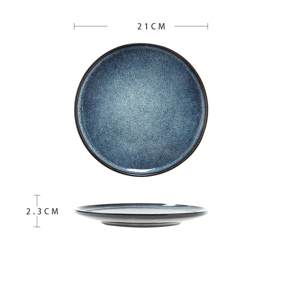 Beautiful Ceramic Dinner Plate Advanced Sense Of Micro Flaw