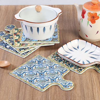 Moroccan Tableware Ceramic Placemat Pot Holder