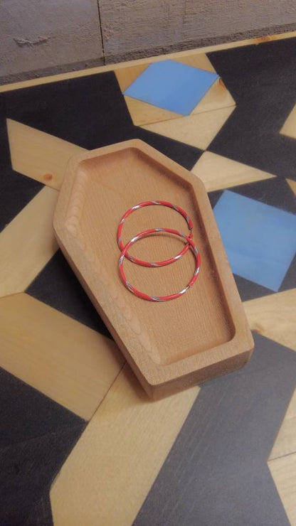 Coffin Jewelry Dish, Goth Ring Tray