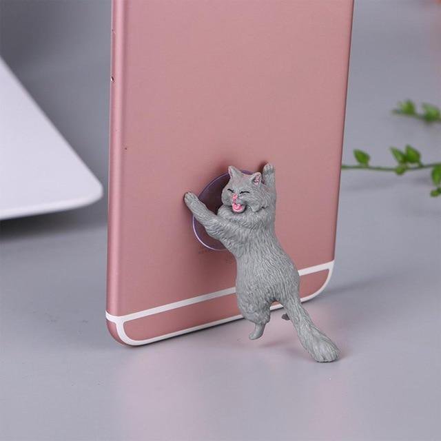 Cute Funny Cat Phone Holder Kickstand