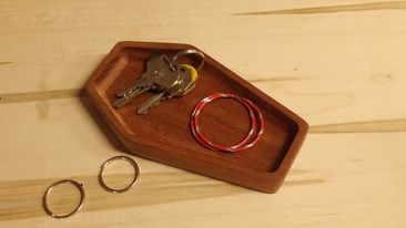 Coffin Jewelry Dish, Goth Ring Tray