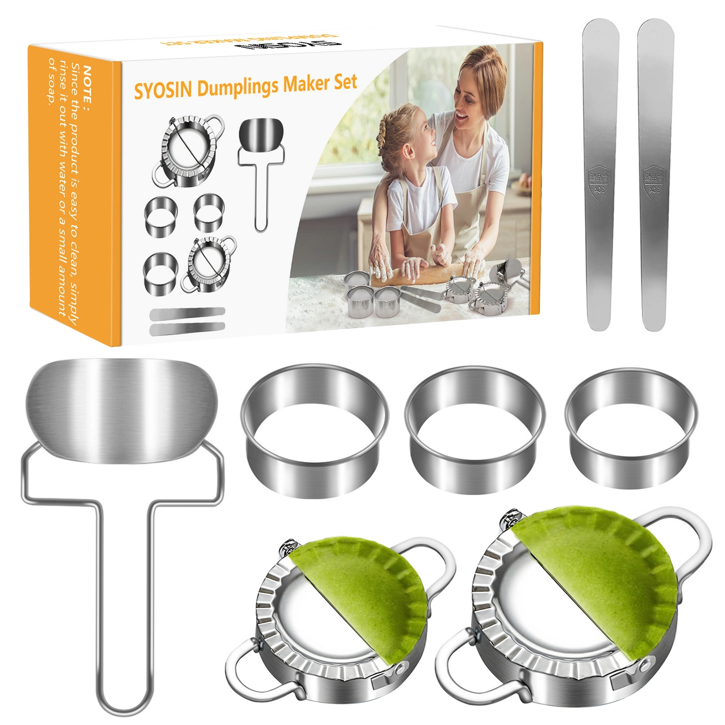 Dumpling maker stainless steel dumpling mold set