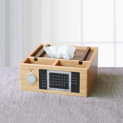 Wooden Calendar Storage Box