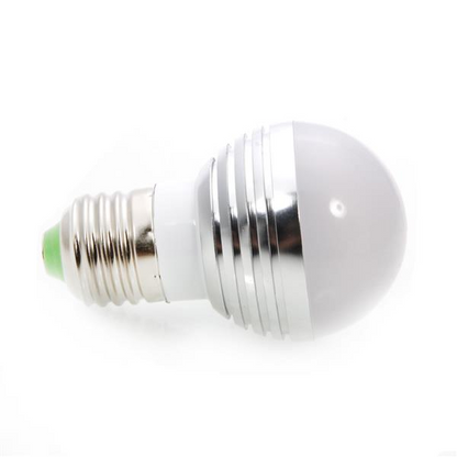 E27 3W LED RGB Light Bulb with Remote Control